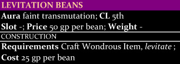 Levitation Beans